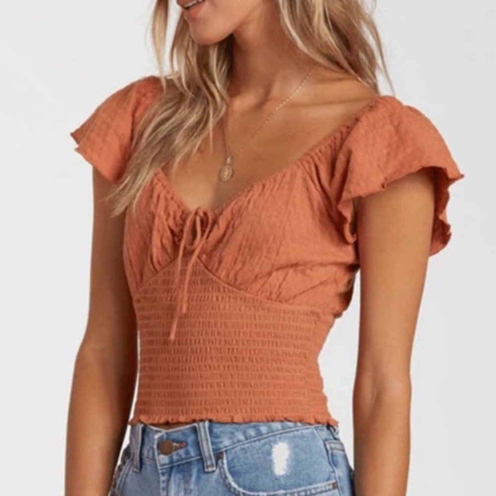 Billabong Secret Spot Crop Top Size Small
